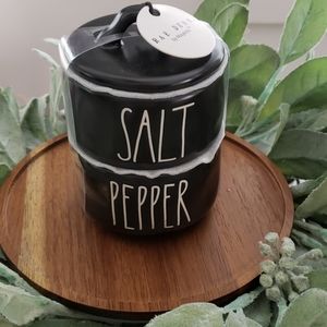 Rae Dunn SALT/PEPPER stacker